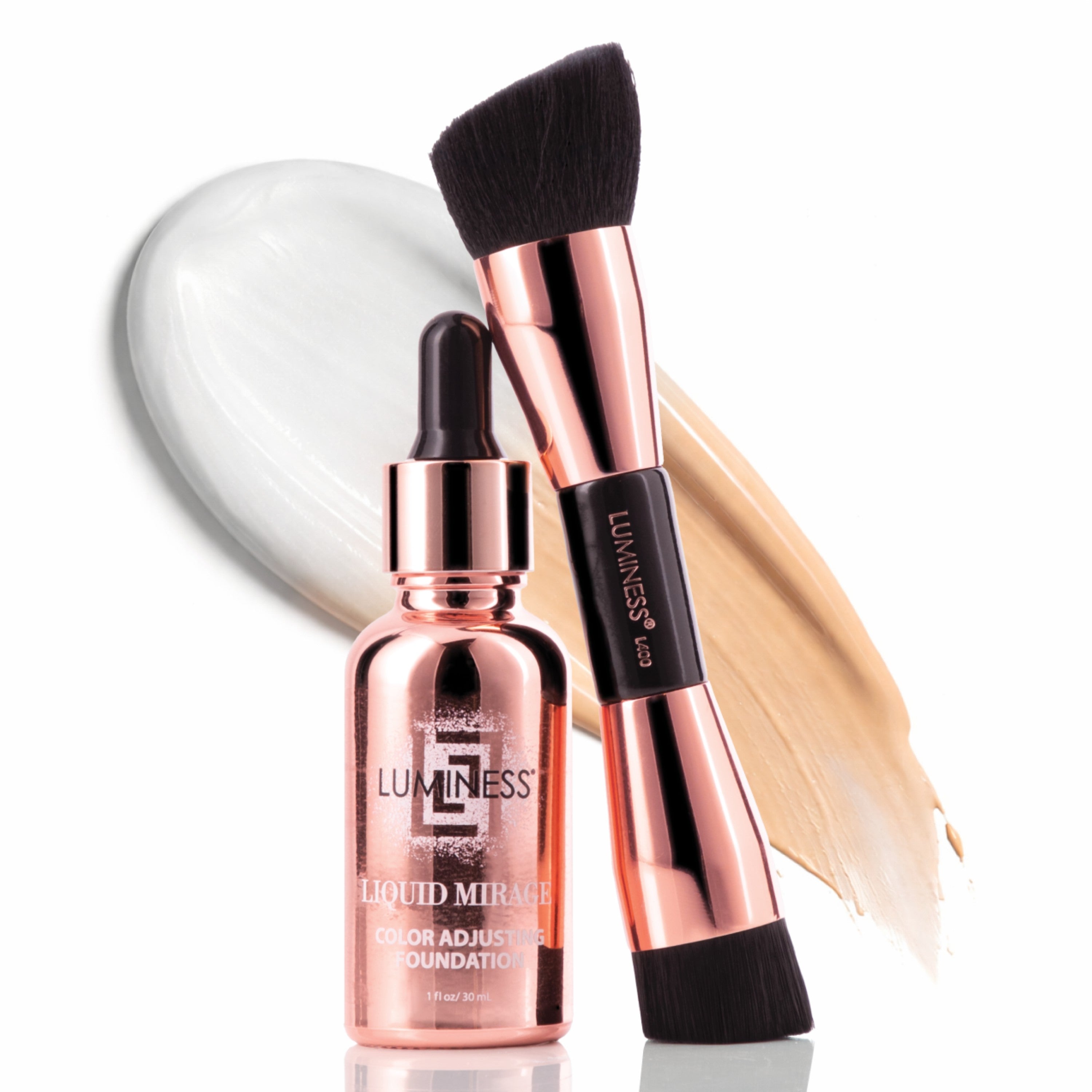 Liquid Mirage Color Adjusting Foundation + SPF50 – LUMINESS