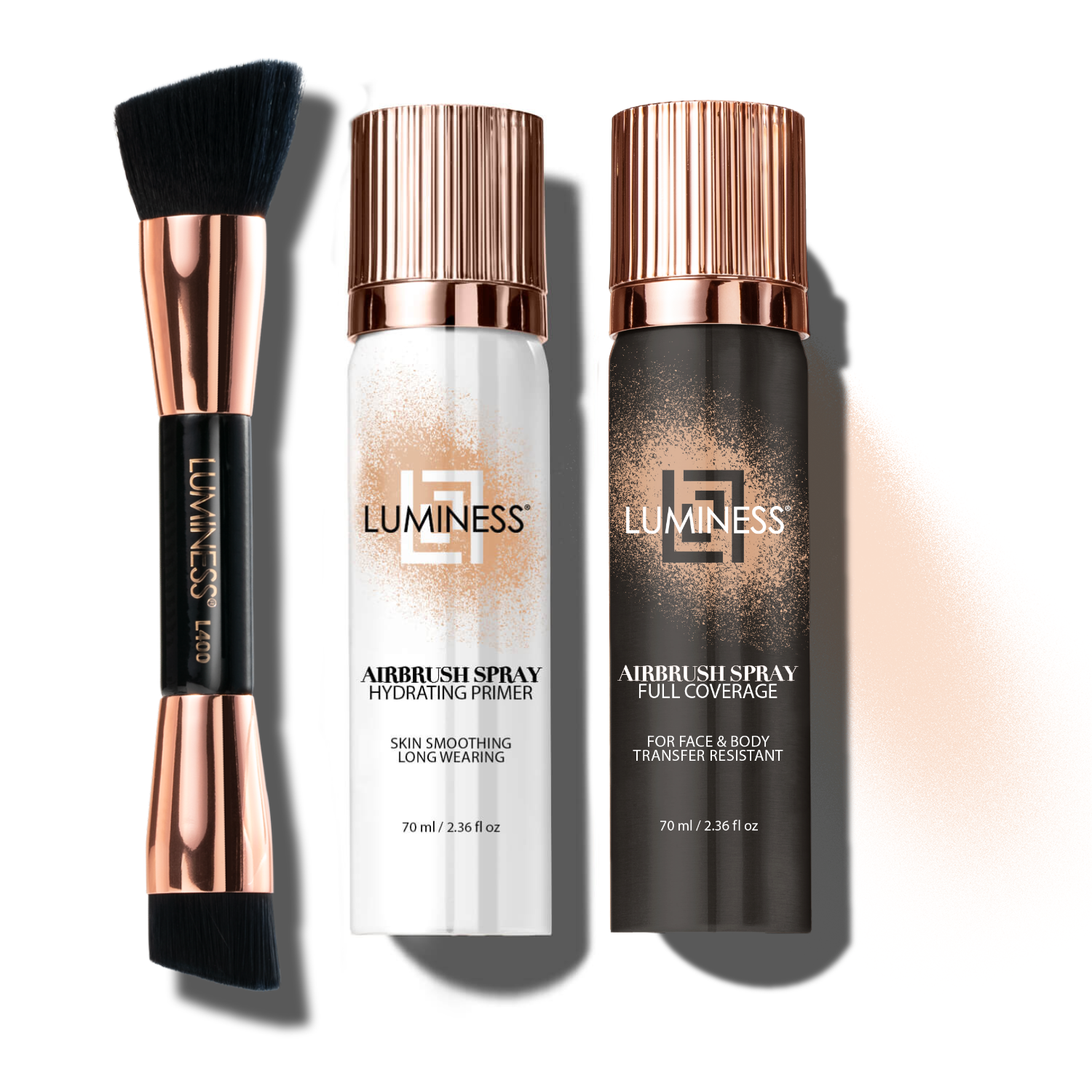 Airbrush Full Coverage Body & Face Foundation Starter Kit LUMINESS