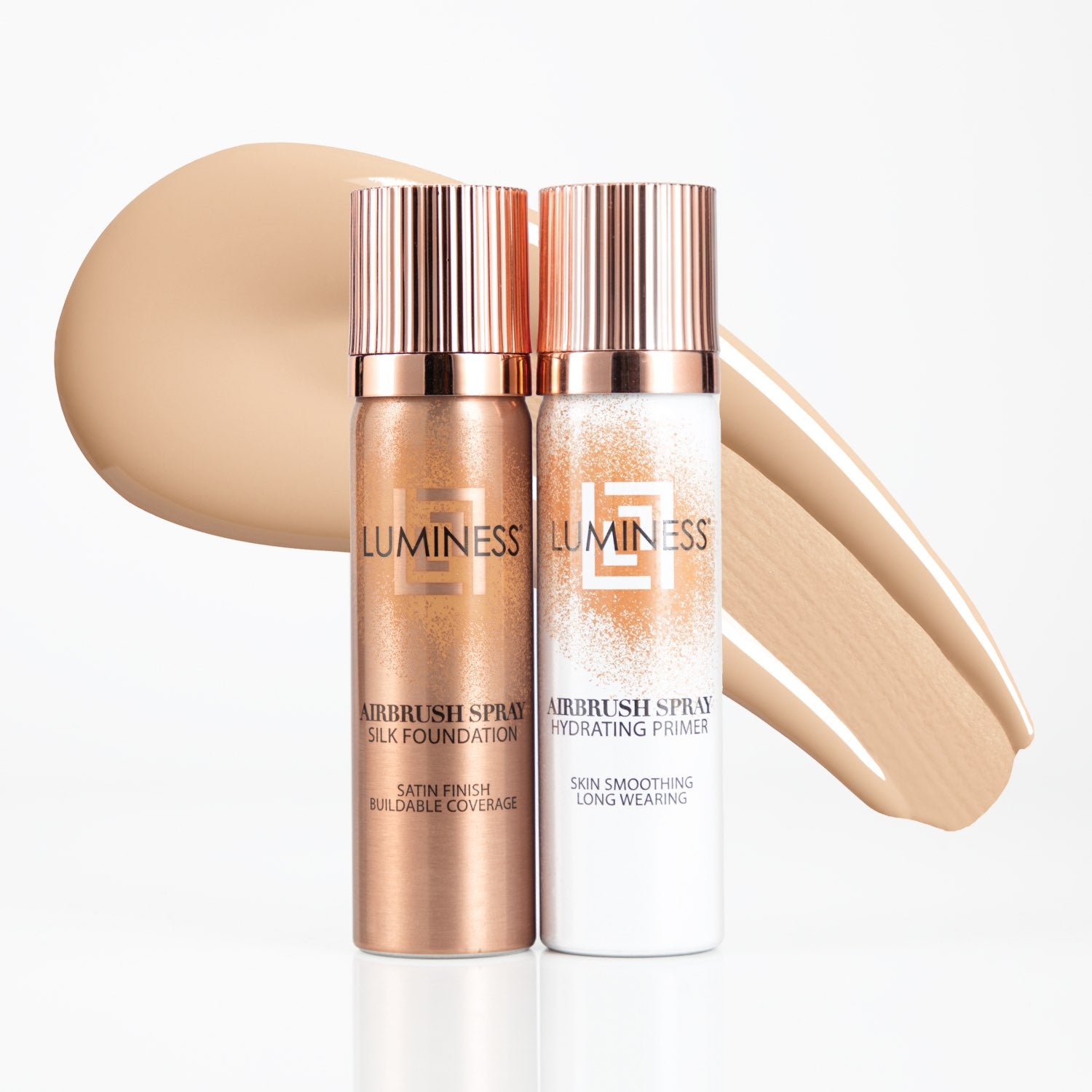 Silk Foundation & Hydrating Primer Kit For Flawless Results – LUMINESS
