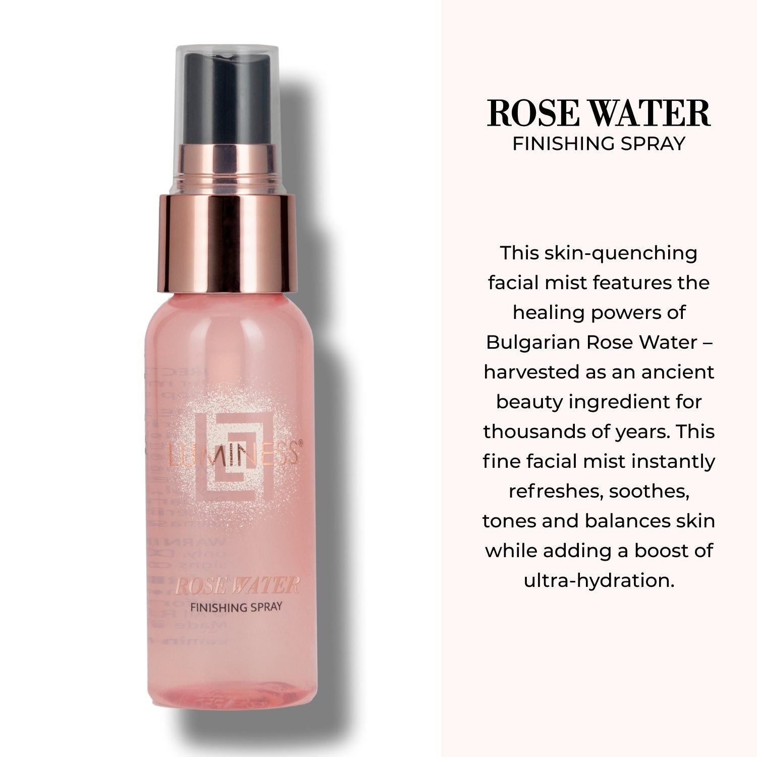 Rose Water Finishing Spray – LUMINESS