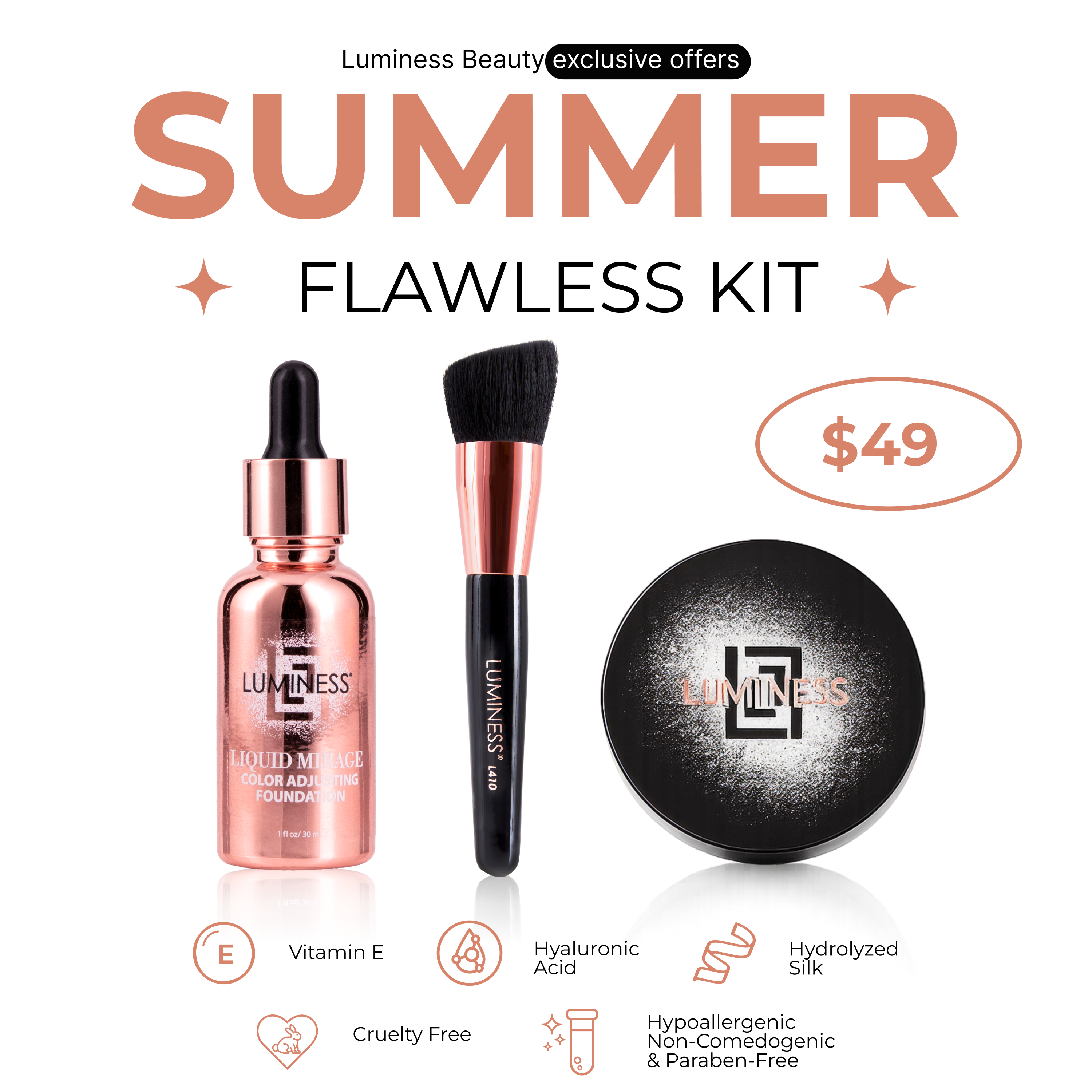 Upgrade to Flawless Kit for Just $10 More